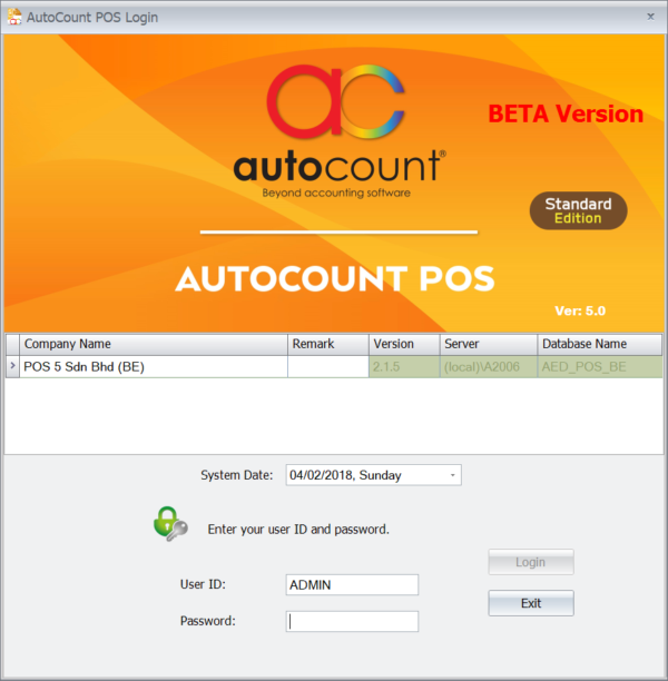 AutoCount POS Account | Accounting Integration